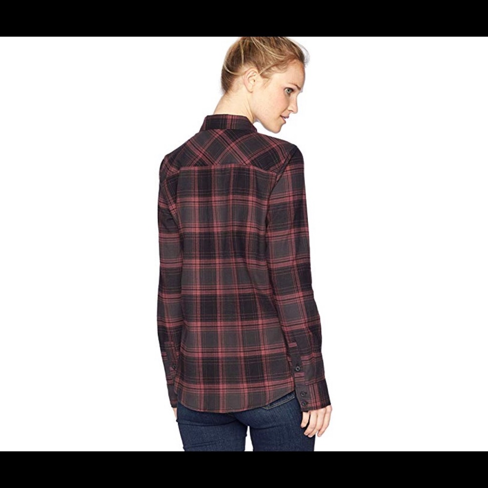 Fox Racing long sleeve flannel/plaid EUC